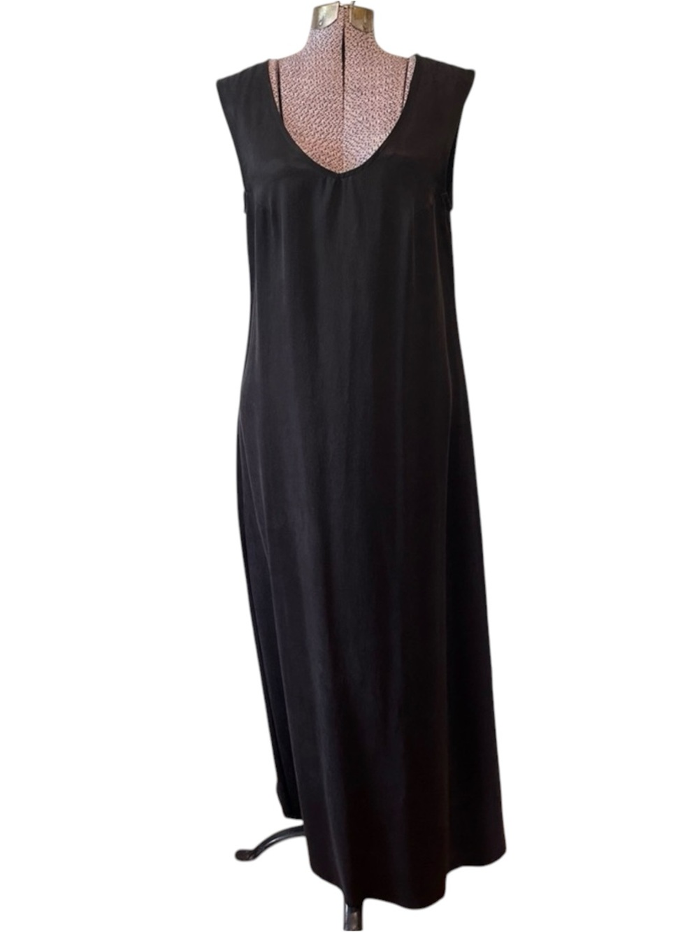 Simple Black Maxi Dress